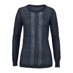 Pullover in Lochmusteroptik