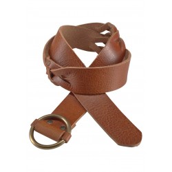 Brauner Ledergürtel, 100%...