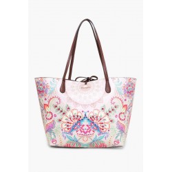 Shopper Desigual bunt mit...